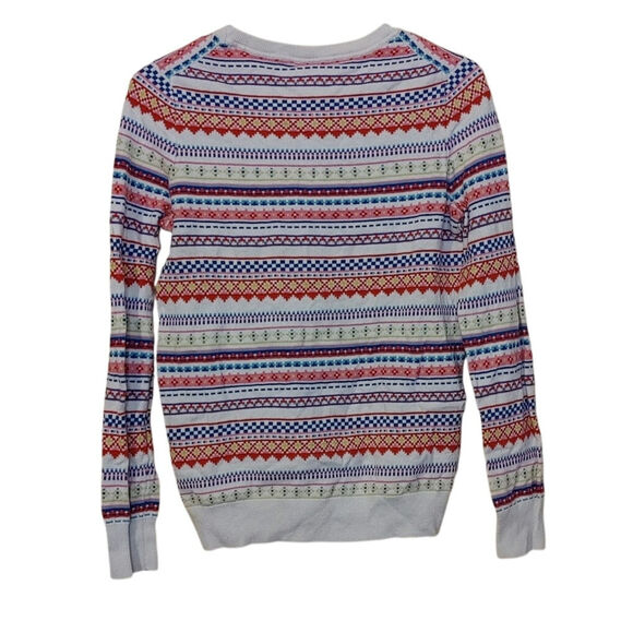 Gap Size Small S Striped Stripes Christmas Winter Sweater Cotton Well Made - Picture 2 of 8